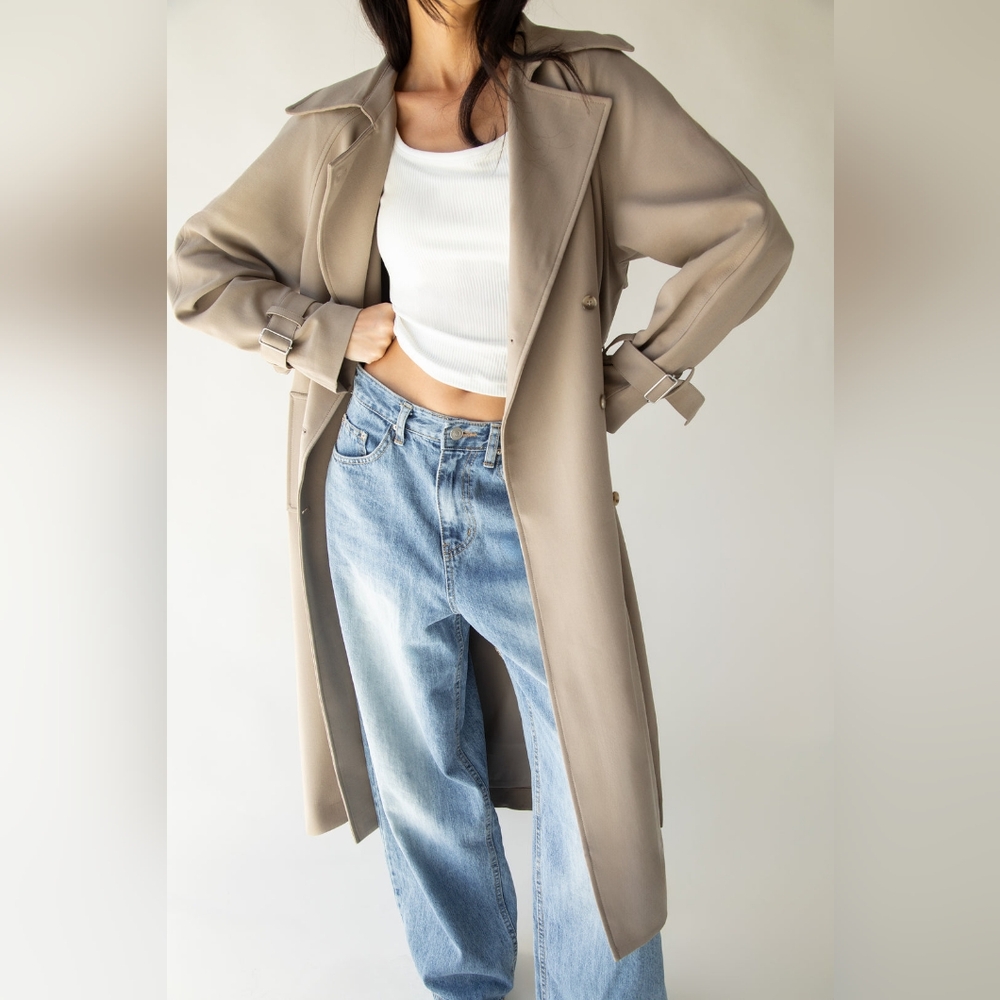 Oak+Fort Oversized Trench Coat